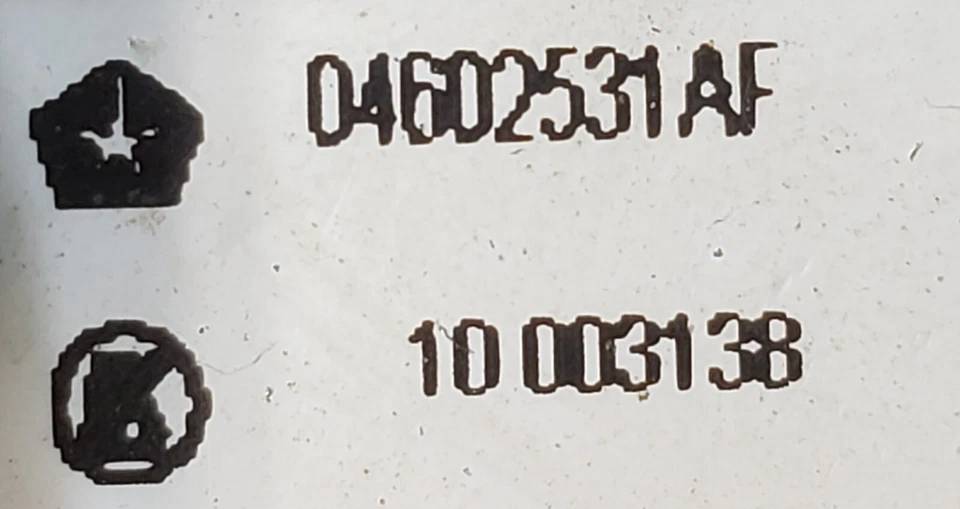 Interruptor de porta traseira esquerda ou direita Jeep Liberty 2008–2012 04602531AF FABRICANTE DE EQUIPAMENTO ORIGINAL - Imagem 4 de 4