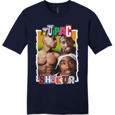 NEW Art Society THUG LIFE RANSOM Tee Shirt NEW NAVY SMALL-4XLARGE MADE IN USA