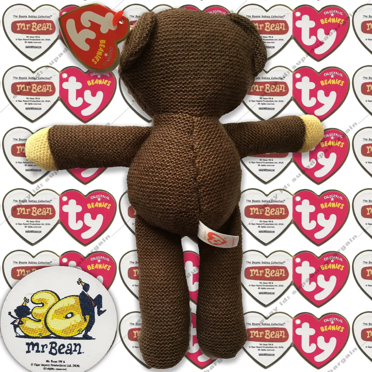 Mr Bean Teddy Bear Stuffed Toy – Toys Kingdom Market