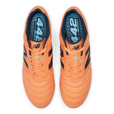 New Balance 442 v2 Pro HG H2 Orange Soccer Cleats MS41HH2 New Balance 442 v2 Pro HG H2 Orange Soccer Cleats MS41HH2