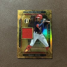 2023 Panini Chronicles Gold Standard Swatches Elian Soto #GSS-ES Nationals