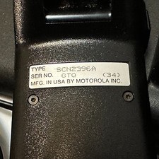 VINTAGE Motorola Lincoln Telephone Cellular Bag Phone 1991 SCN2396A