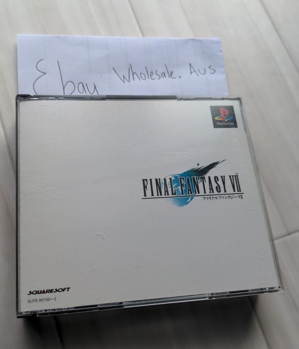 ファイナルファンタジー7 インターナショナル　FF7　FFⅦ　PS1 Final Fantasy VII (PlayStation 1, 1997, 3-Disc Set) *NO