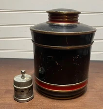 Vintage Park Sherman Deluxe Precision Metal Humidor - Chicago - 1930's