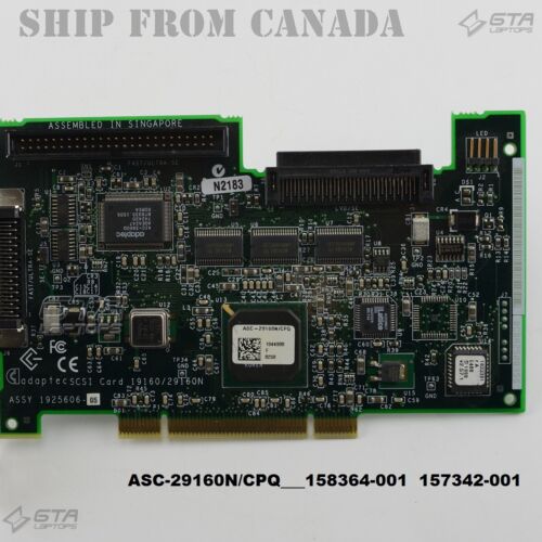 Adaptec/Compaq ASC-29160N/CPQ PCI SCSI Card 158364-001 157342-001 - Picture 3 of 6
