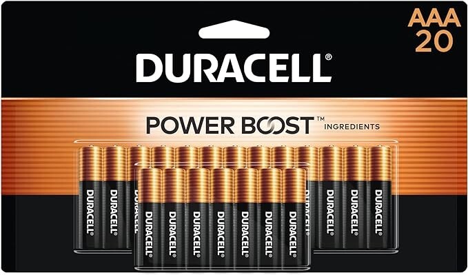 Coppertop AAA Batteries with Power Boost Ingredients, 20 Count Pack Tri-image