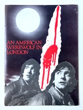 AMERICAN WEREWOLF IN LONDON 1981 ULTRA RARE UK EXHIBITION FOLDER w 8 STILLS