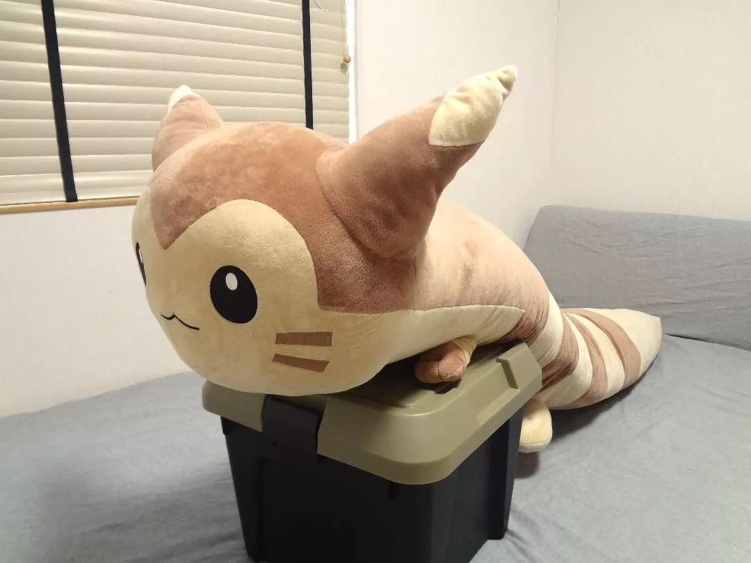 Pokemon Center Online Limited Life Size Plush Doll Furret Ootachi