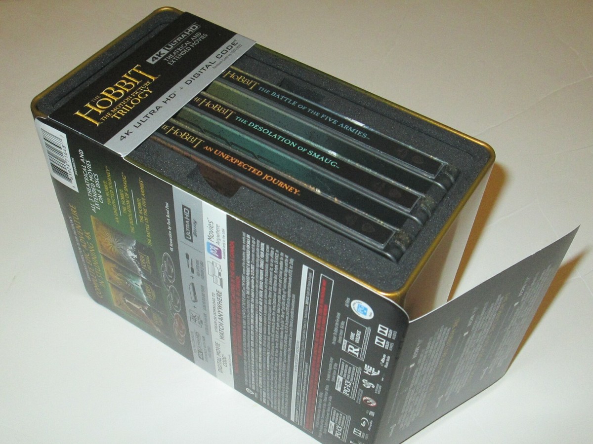 The Hobbit: Trilogy SteelBook 4K Ultra HD 883929716487| eBay