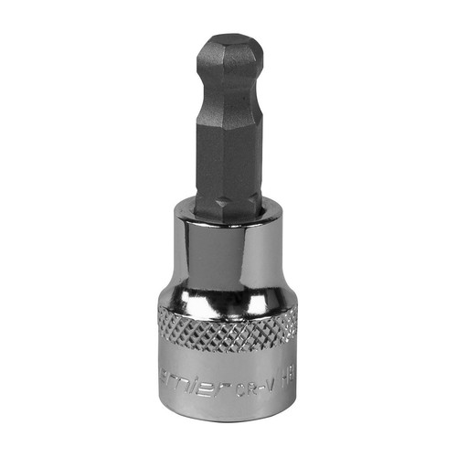 Sealey Ball-End Hex Socket Bit 8mm 3/8"Sq Drive SBBH006