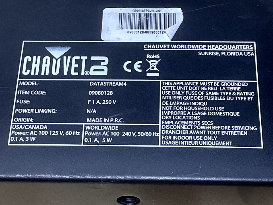 Chauvet DJ Data Stream 4 DMX Splitter - Image 3 of 4