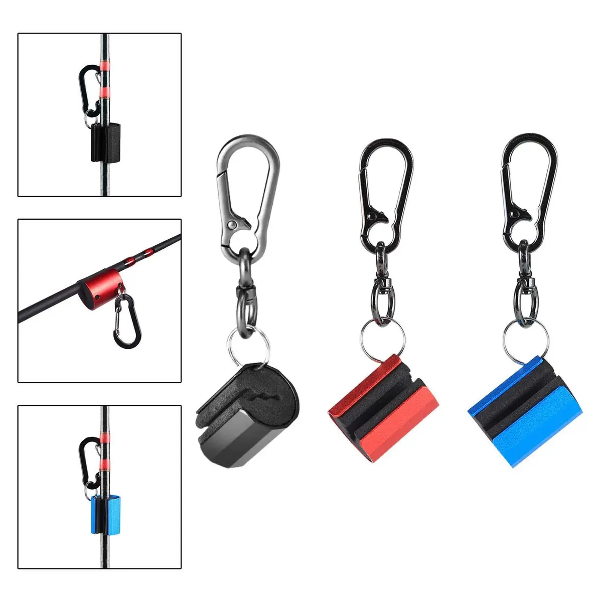 Fishing Rod Holder for Backpack Strap Fishing Rod Clamp Fly Rod