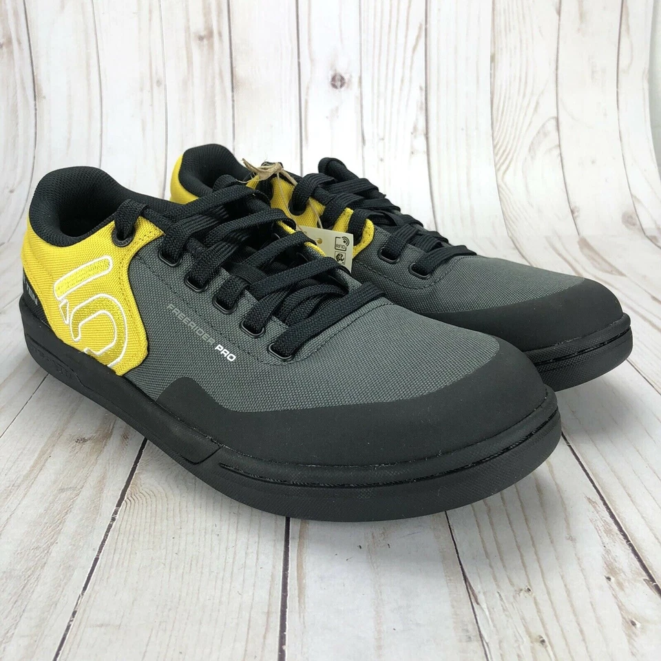 Adidas Five Ten Freerider Pro PrimeBlue Zapatos Planos de Bicicleta de Montaña Amarillo Gris Talla Foto 2 de 4