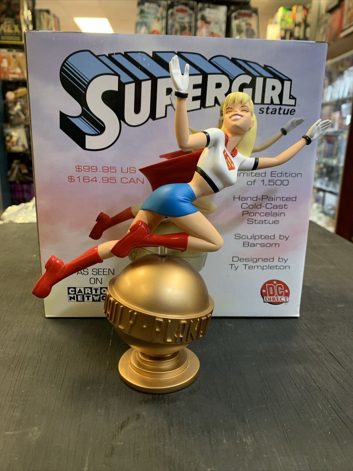 Supergirl Statue (Supergirl As Seen On Cartoon Network, DC Direct) Sealed