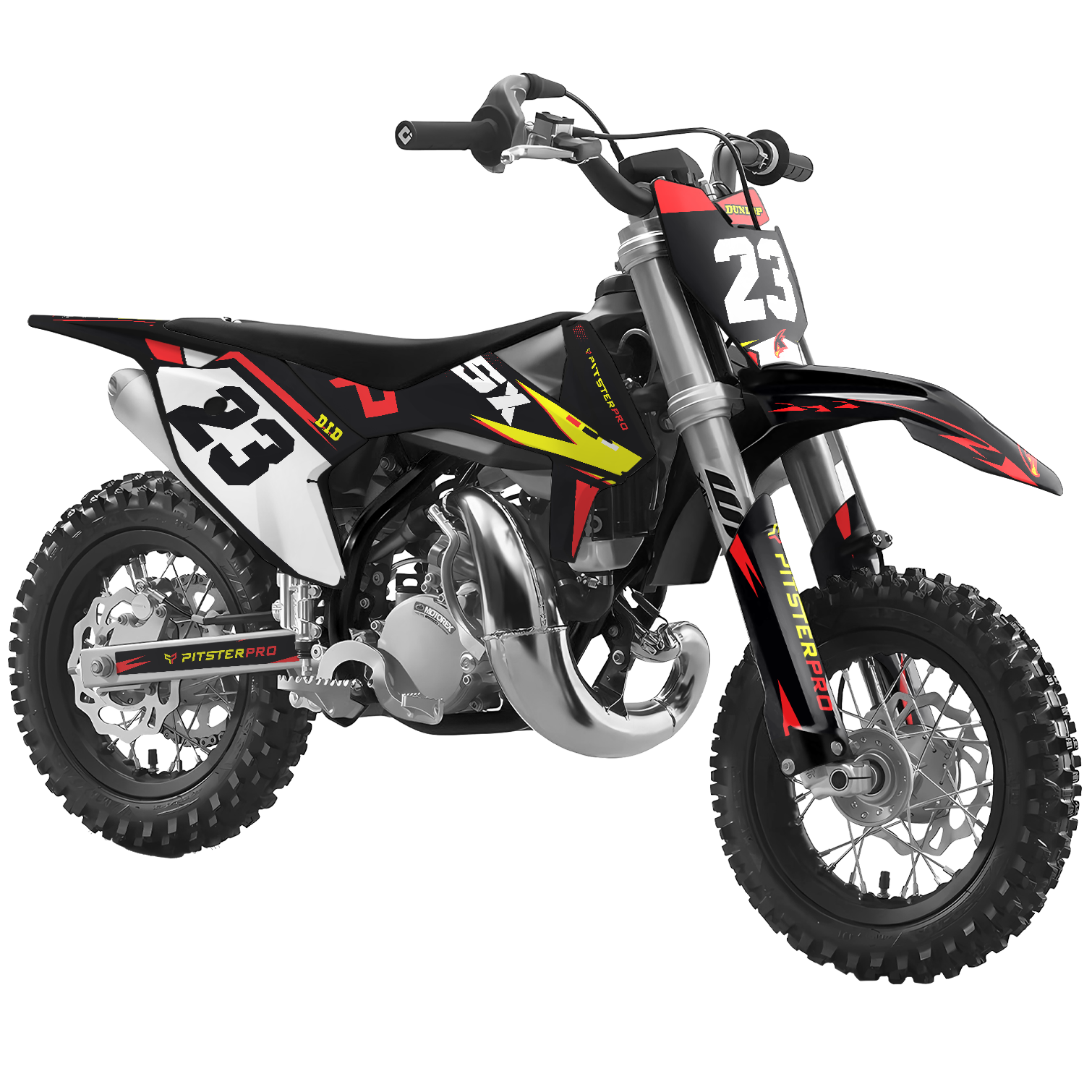 KTM SX50 50SX 2002 2008 Motocross Graphics MX Decals Kit Flitch Red