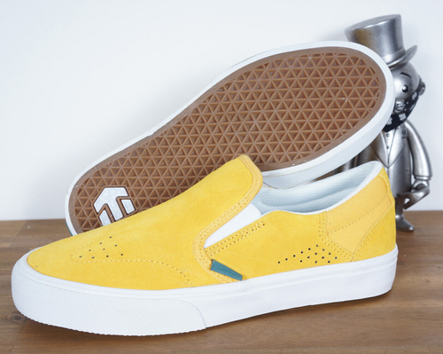 Etnies Mujeres Skate Shoes Marana Slip On Amarillo Ante 7/37,5 - 第 1/3 張圖片