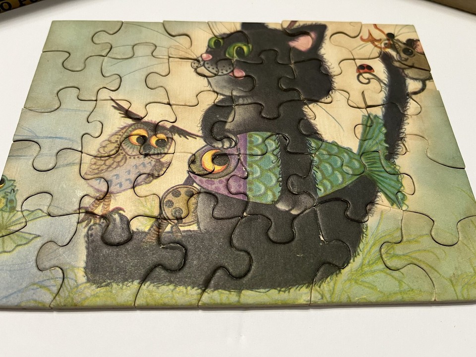 Mini Tuco Triple Thick Vintage Puzzle Timothy Cat Complete eBay