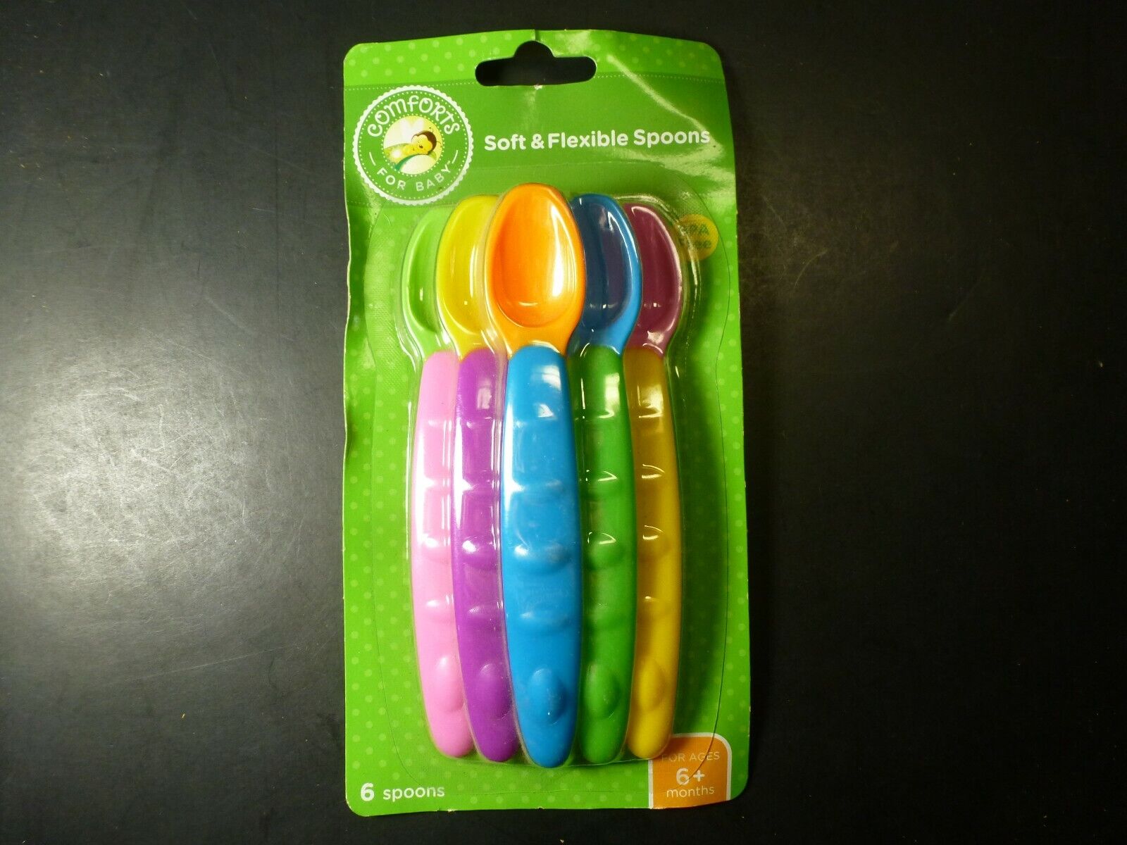 Comforts for Baby Package of 6 Comforts Soft & Flexible Spoons f