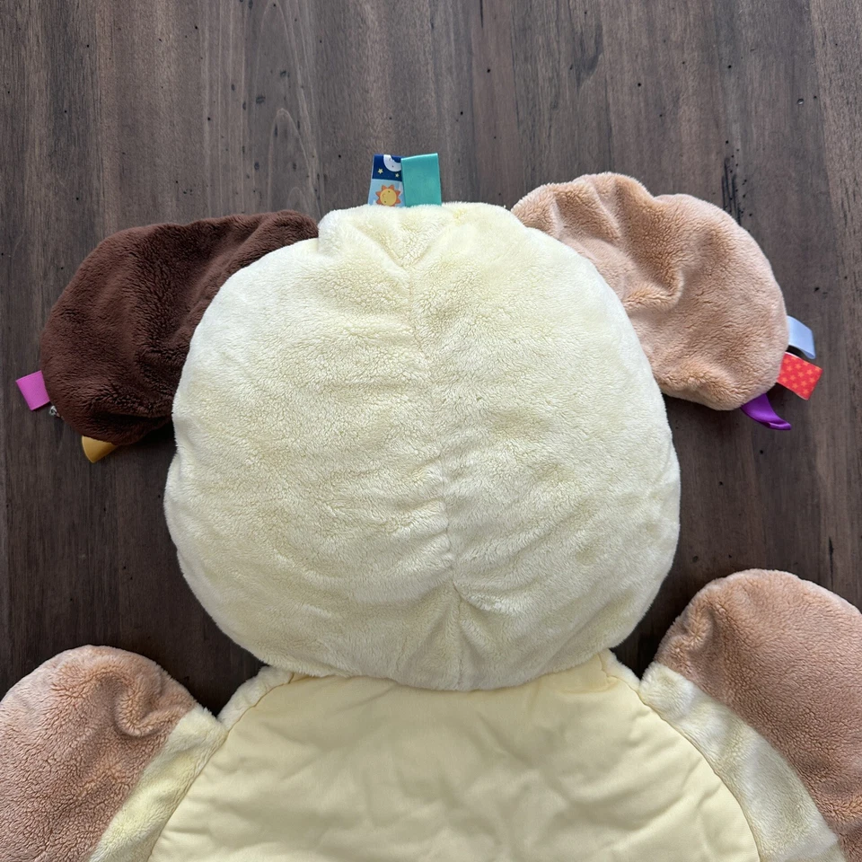 Taggies Buddy The Dog Grande Marrón Cachorro Alfombra de Juego Bebé Juguete Suave Sensorial 32” Foto 4 de 4