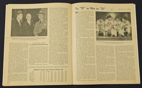 FEBRUARY, 1946 BASEBALL MAGAZINE Vol.76 No.3 - PAUL RICHARDS + GOODY ROSEN PHOTO - Picture 15 of 21