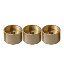 6Pcs Copper Trumpet Heavy Bottom Valve Cap 2.2cm Dia Repair for Trumpet