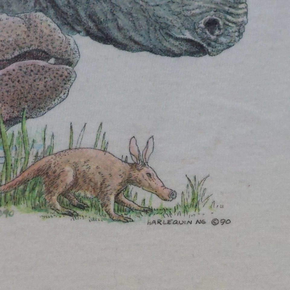 Camiseta Gráfica De Colección Años 90 Día de la Tierra Todos los Días XL Puntada Única Naturaleza Vida Silvestre Foto 3 de 4