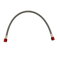 4an Nitrous Oxidefuel Line 18 Stainless Steel Braided Red Ends 4an Nitrous Oxidefuel Line 18 Stainless Steel Braided Red Ends