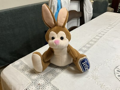 TETLEY TEE OSTERHASE. SELTENES SAMMLERSTÜCK PLÜSCH VON 2001 .. MIT BOHNEN GEFÜLLTER SOCKEL
