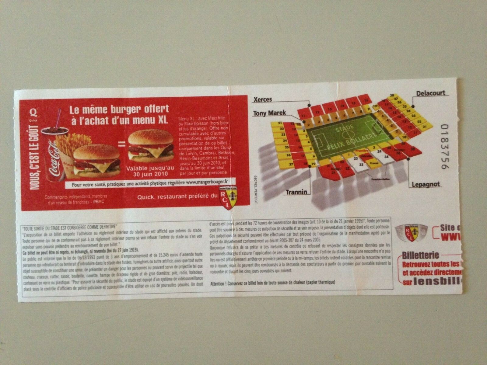 Billets foot d'occasion - Collection - - page 4