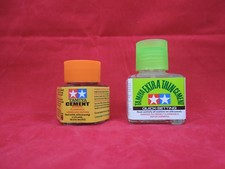 TAMIYA 87182 Extra Thin QUICK SETTING CEMENT 40 ml  87012 PLASTIC CEMENT 20ml