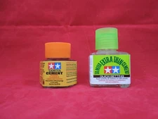 TAMIYA 87182 Extra Thin QUICK SETTING CEMENT 40 ml + 87012  PLASTIC CEMENT 20ml