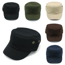 Men Women Army Cadet Military Patrol Cap Hat Driving Summer Baseball Adjustable