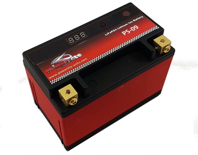 Ps09 Powerlite Lifepo4 Lithium Ion Car Battery 12.8v 9ah 300 Cold