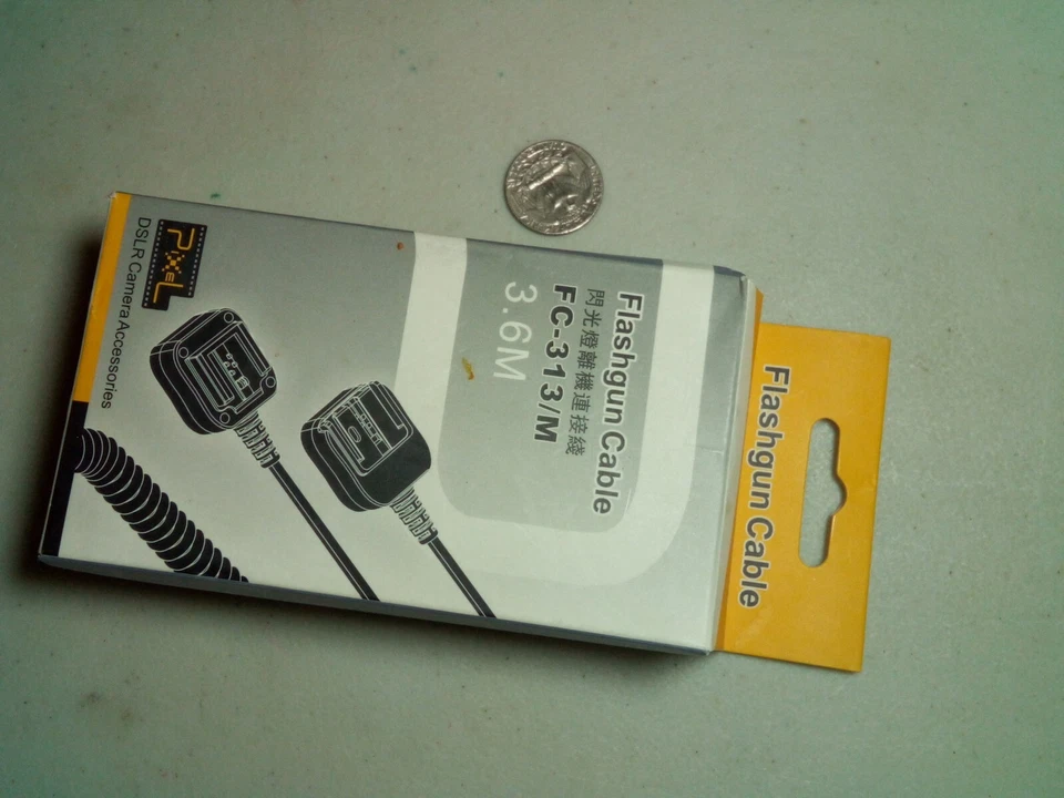 Flashgun Cable Fc-313/M 3.6m Pixel Sony DSLR Camera  Nib - Image 2 of 4