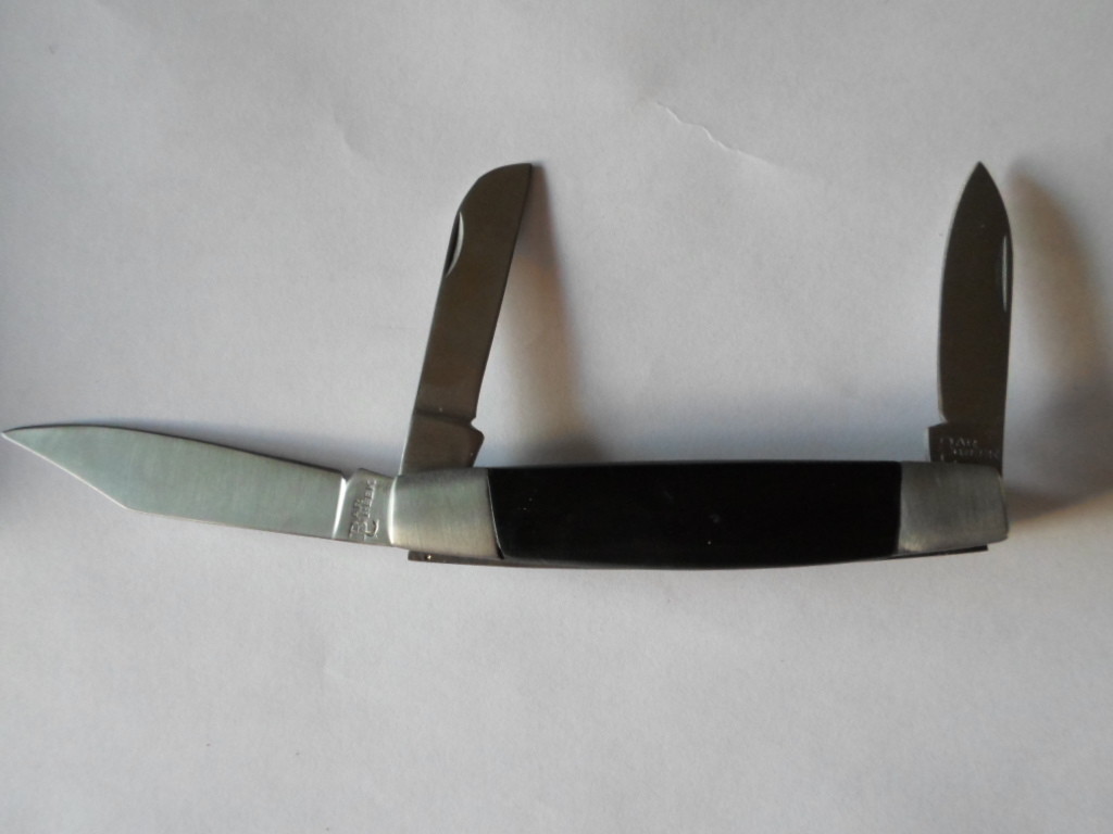 NEW in the Box Bar Creek 3blade Pocket Knife 440 Stainless Straight