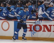 Winnipeg Jets Nikolaj Ehlers Autographed Signed 8x10 NHL Photo COA #3