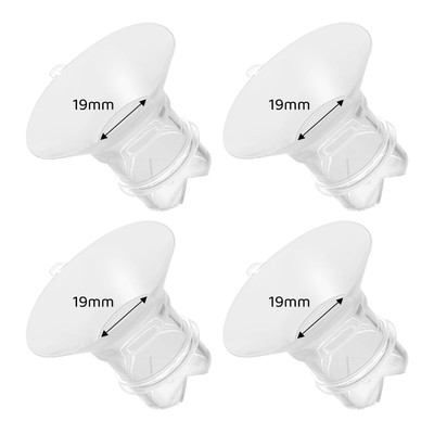 Flange Inserts 19mm Compatible with Medela/Spectra/TSRETE/Elvie/Momcozy/Bella...