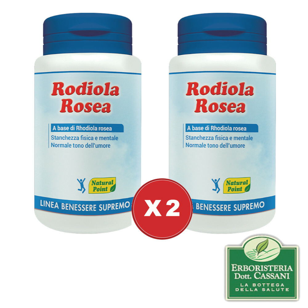 Rodiola Rosea 50 capsule da 500mg - Natural Point [2 Confezioni]