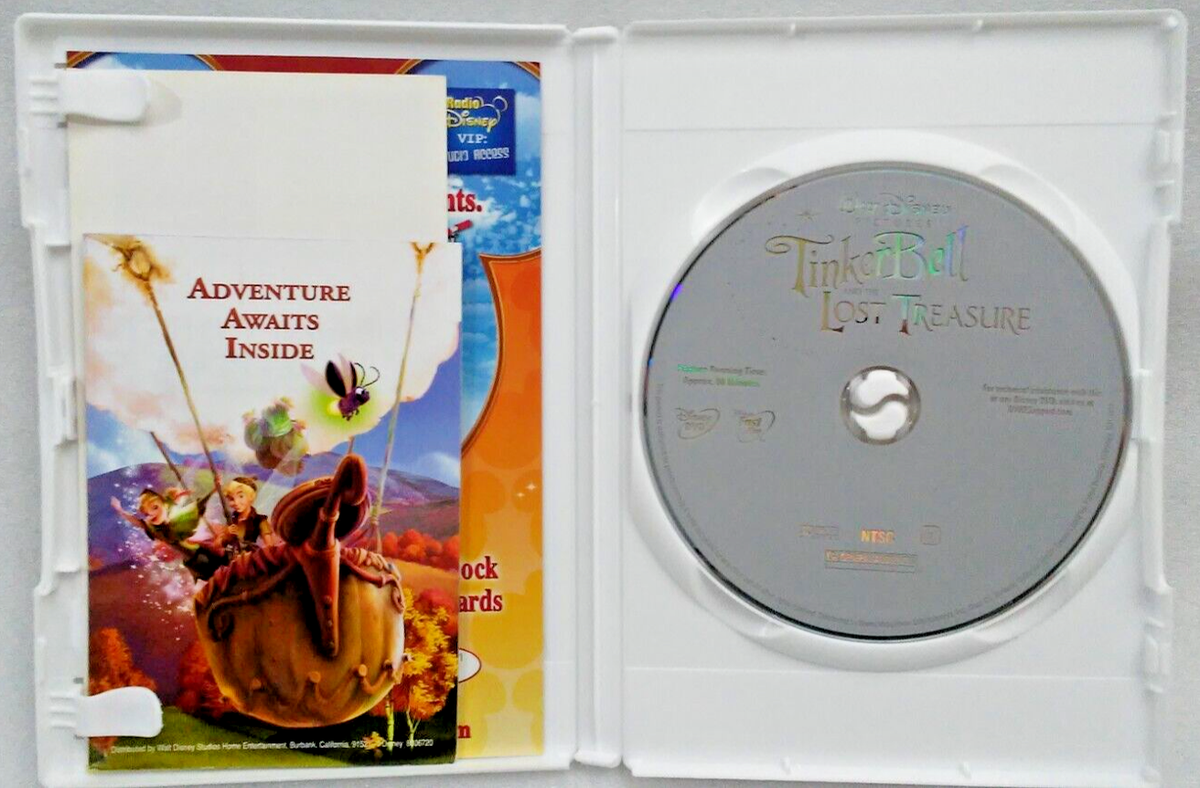 DVD Tinker Bell and the Lost Treasure (DVD, 2009, Walt Disney
