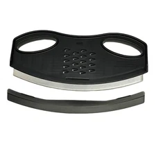 Kuhn Rikon XL Mezzaluna Knife & Grater with Sheath K51500 NEW