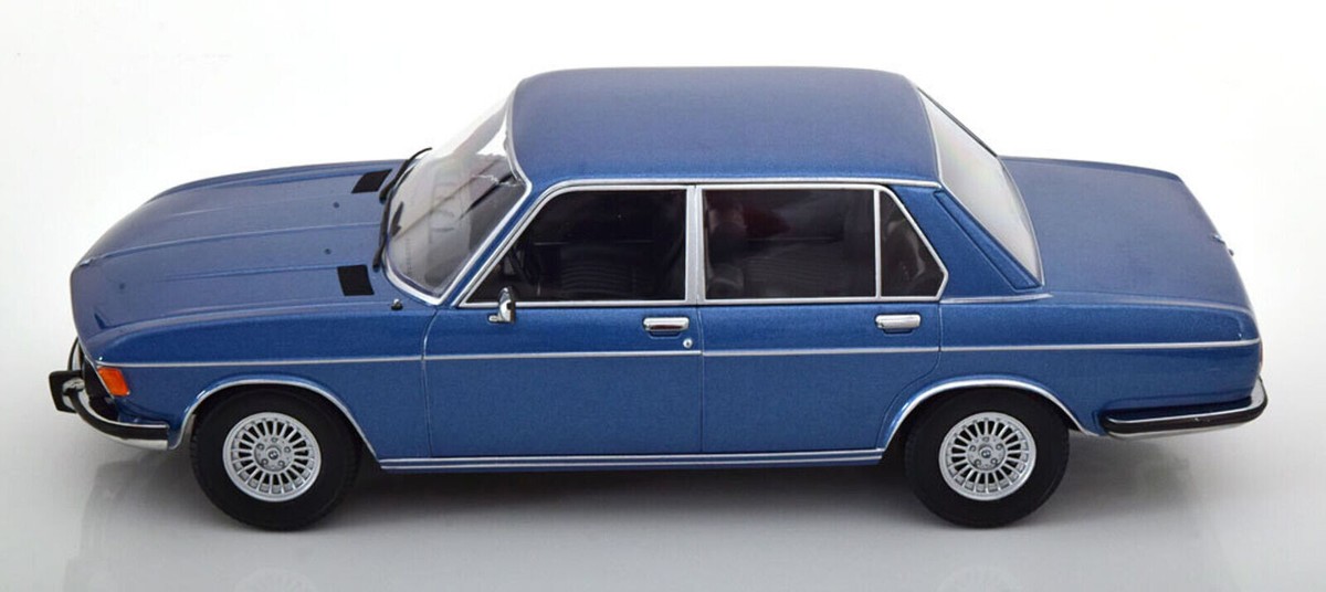 BMW 3.0 S E3 Serie 2 1971 Light Blue Metal Kk Scale KKDC180401 1/18 1250 Pièces