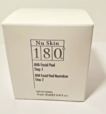Nu Skin 180 AHA Facial Peel and Neutralizer Anti-Aging 2-Step Kit