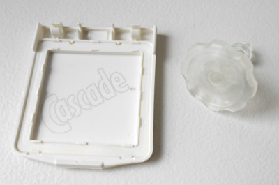 Used Parts For Whirlpool DU810SWPU3 Dishwasher : Soap Cup Cover & Rinse-Aid Cap