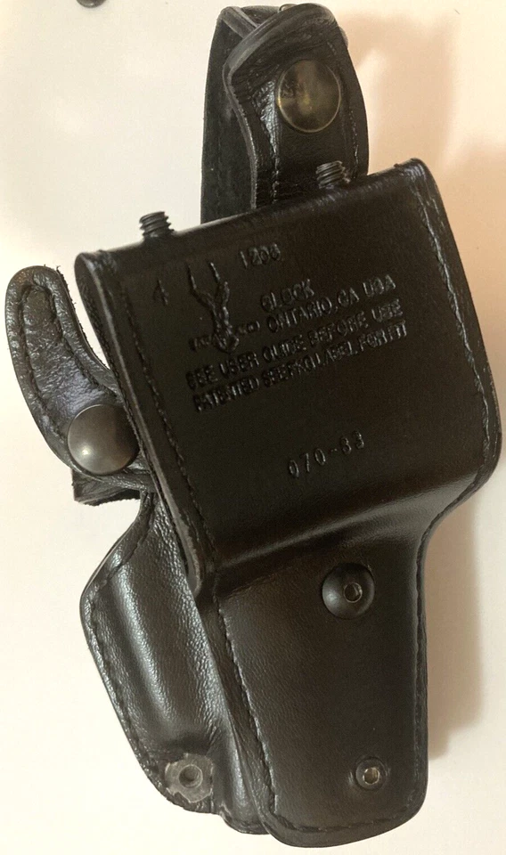 Funda de cinturón Safariland Glock Duty 070-83. Cesta de cuero tejido 2 1/4" LH BBB1 Foto 2 de 4