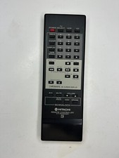 Hitachi VT-RM3006A VCR Remote Control, Black/Silver - OEM for VT3006 VT3006A