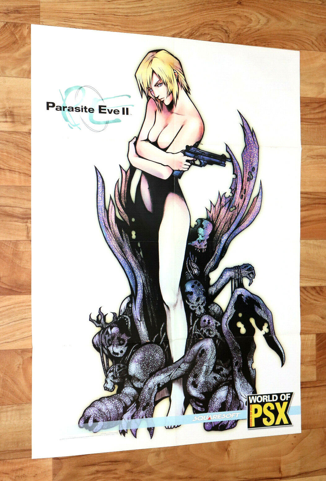 Parasite Eve II 2 Game Store Rare Promo Vintage Poster Playstation 1 PS1  2000