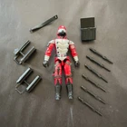 1991 HASBRO GI JOE COBRA CRIMSON GUARD IMMORTAL v1 FIGURE 100% COMPLETE MT-