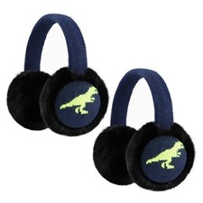 Kids Boy Warm Earmuffs for Children Girl Winter Ear Muffs Cold B-navy Green 2