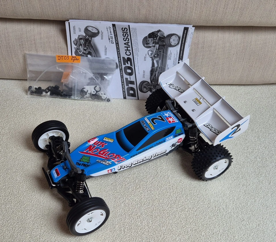 Tamiya 58587  1/10 NEO FIGHTER Buggy, RTR + Kugellager, Servo - "NEU"/ungefahren - Bild 4 von 4