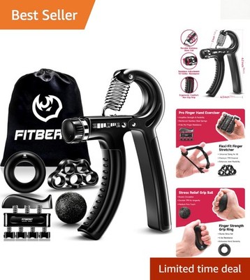 5-Piece Adjustable Resistance Grip Strengthener Kit for Ultimate Hand Training